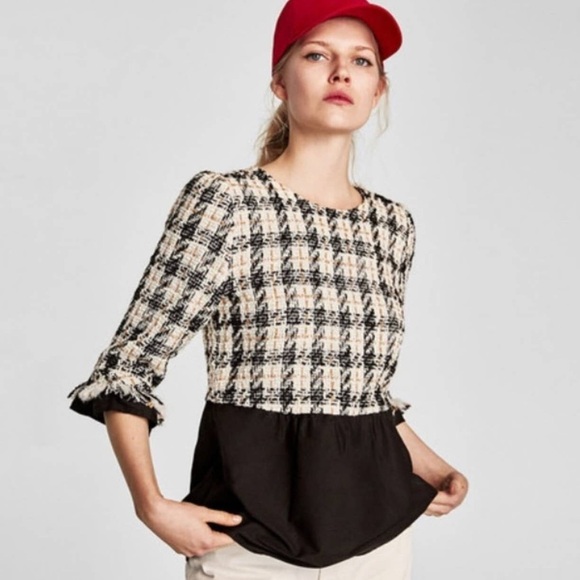 COPY - Zara Tweed Top - Picture 6 of 6